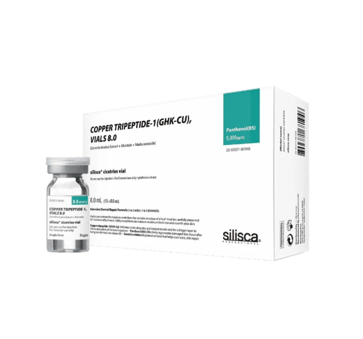 Siliska Cicartris Copper Tripeptide Vials Ampoule (CICA)