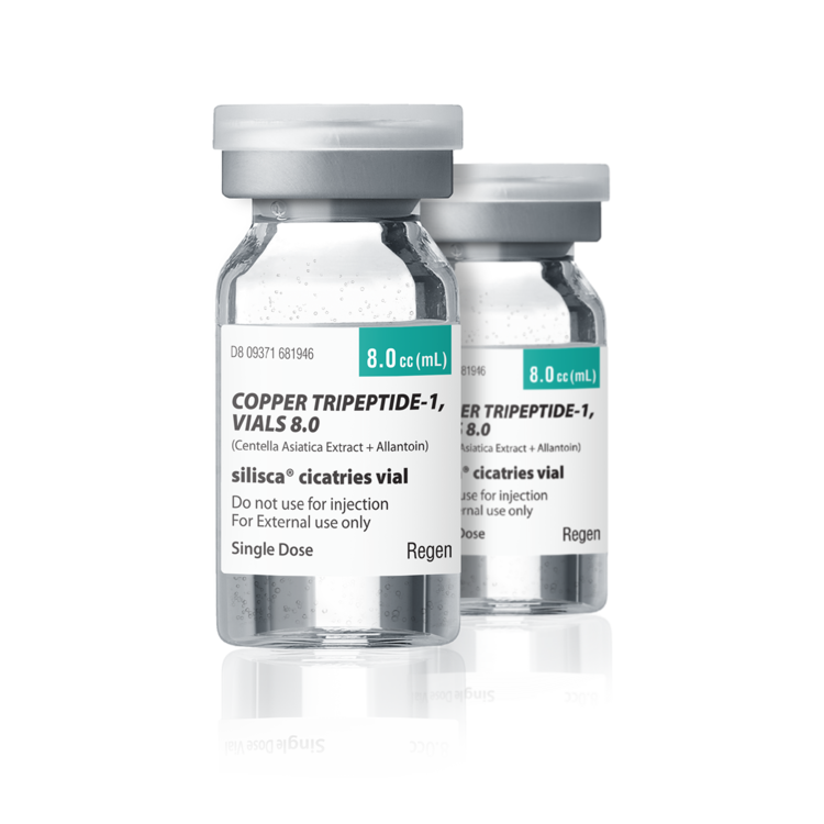 Siliska Cicartris Copper Tripeptide Vials Ampoule (CICA)