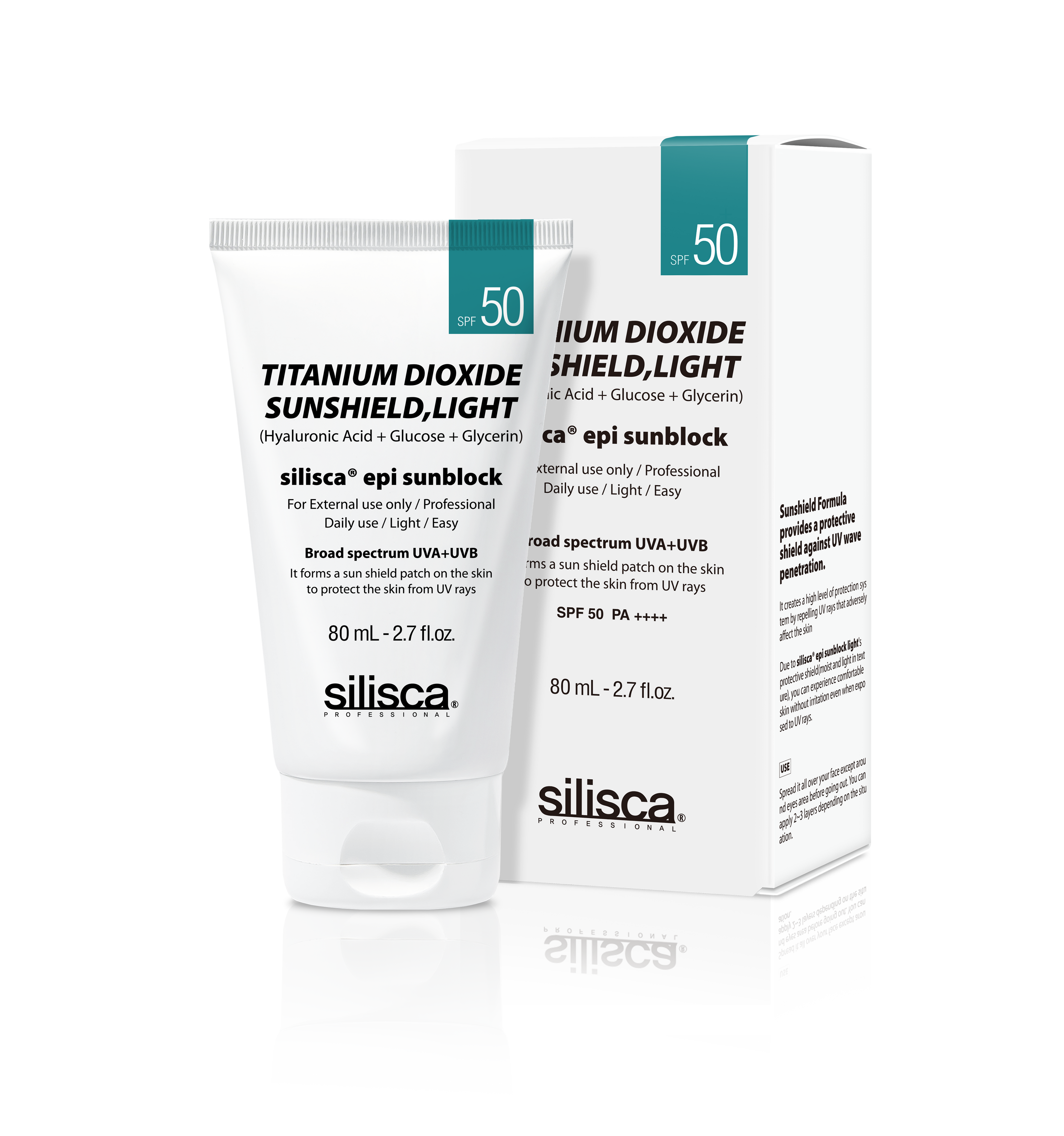 Silisca Epi Sunblock_Titanium Dioxide_Light (80ml)